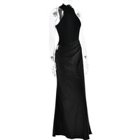 Selene Satin Maxi Dress