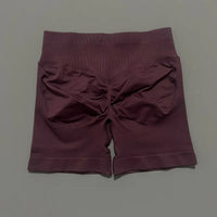 HISTELLO Gym Shorts 4.5" Women Fitness Sports Biker Shorts Low Waist Running Pants Workout Scrunch Butt Yoga Seamless Leggings