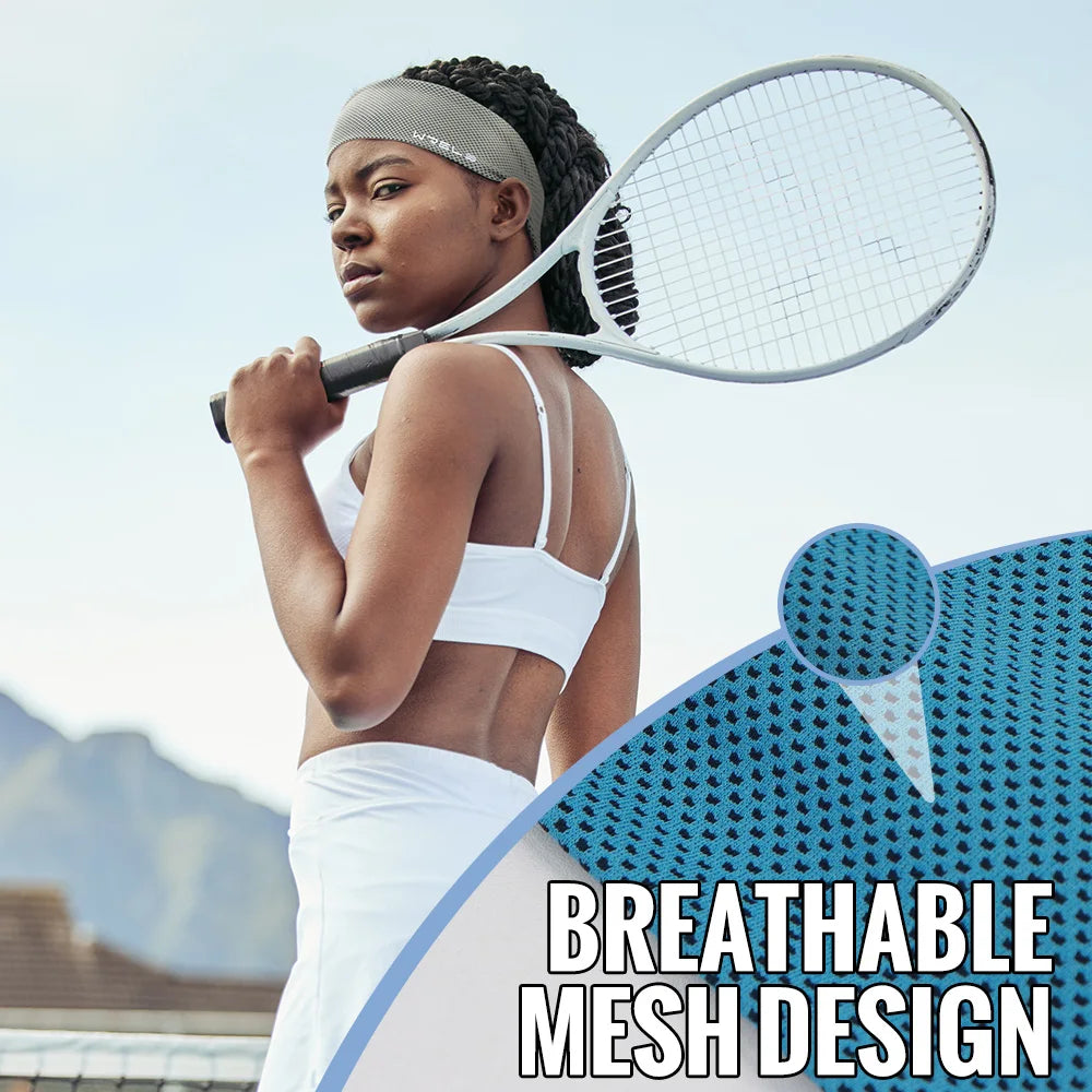 Sweat-Wicking Sports Headband – Non-Slip Running & Gym Headband