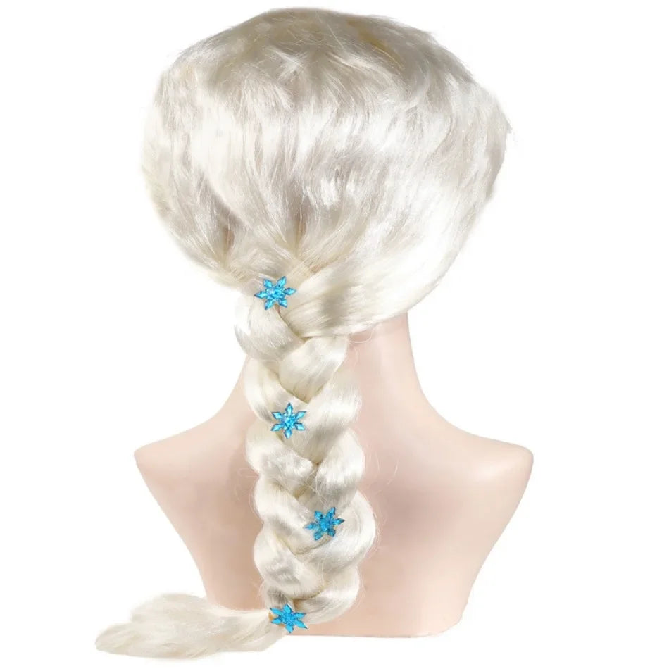 Platinum Braided Cosplay Wig