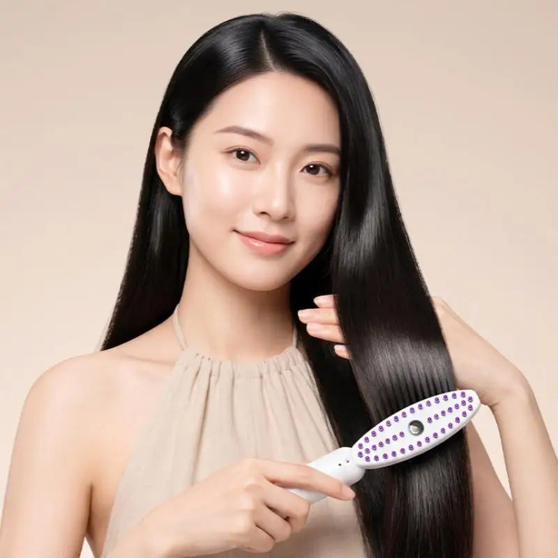Hair Care Spray Massage Comb Vibration Scalp Massage Hairbrush Head Massager Hair Sprayer Atomizing Brush Hair Oil Applicator
