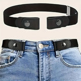 Invisible Elastic Belt – No-Buckle Stretch Belt for Jeans