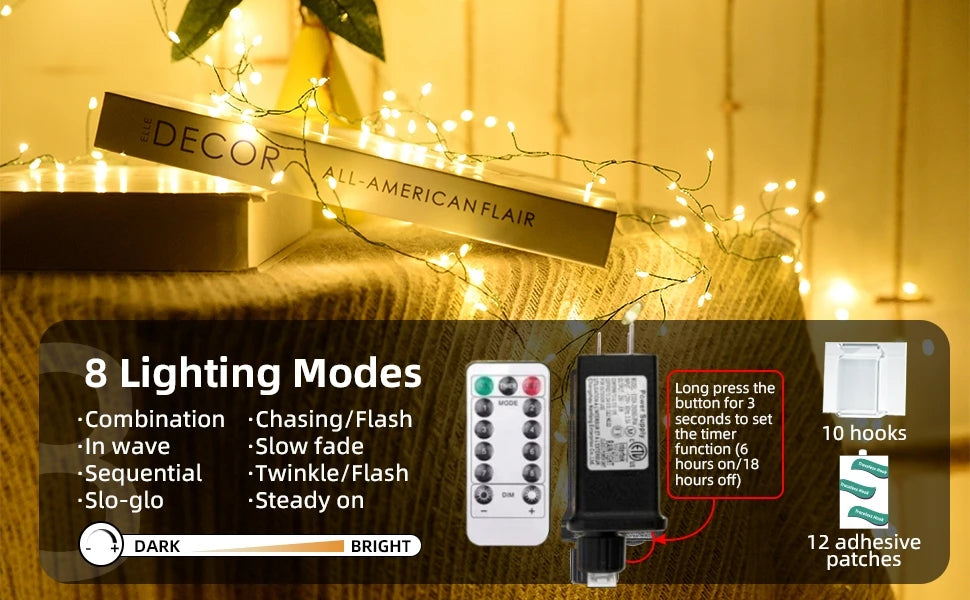LED Firecracker String Lights