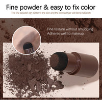 Waterproof Hairline & Root Concealer Pen – Instant Grey Coverage with Easy Blend Powder Stick for Normal Hair