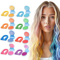 ColorSwipe™ Hair Chalk Set 💜💙 — Fun Shades, Temporary Style