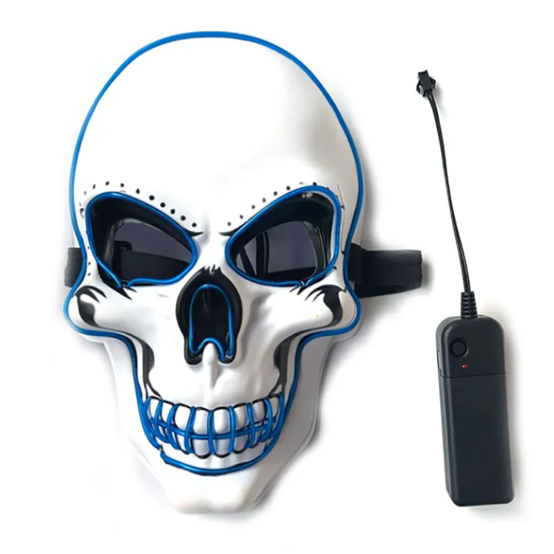 LED Skull Halloween Mask