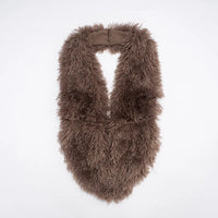Faux Fur Halter Top & Mini Skirt Set