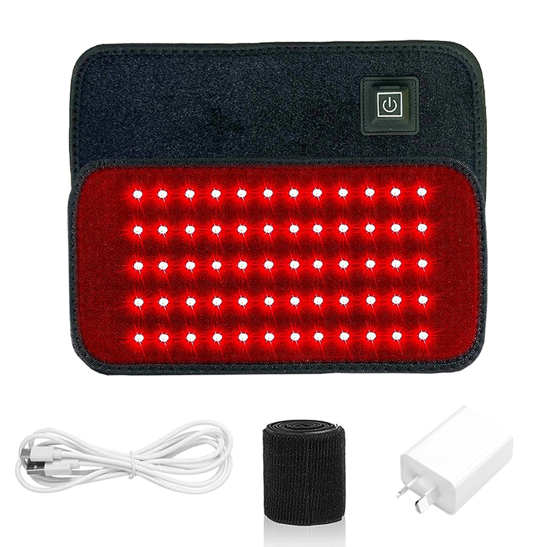 Infrared Therapy Belt — Red Light Heat Wrap for Back & Waist