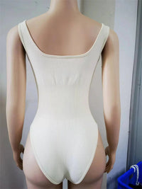 Ribbed Tummy-Control Bodysuit