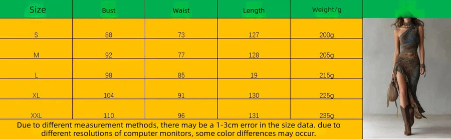 2026 New Retro Print Ruched High Split Ruffle Hem Long Dresses Woman Spring Sexy One Shoulder Slim Summer Party Boho Maxi Dress