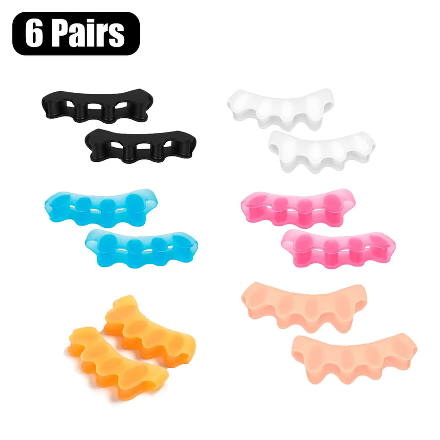 Toe Separators for Bunion Relief - Doctor-Recommended Toe Straighteners for Plantar Fasciitis & Foot Pain