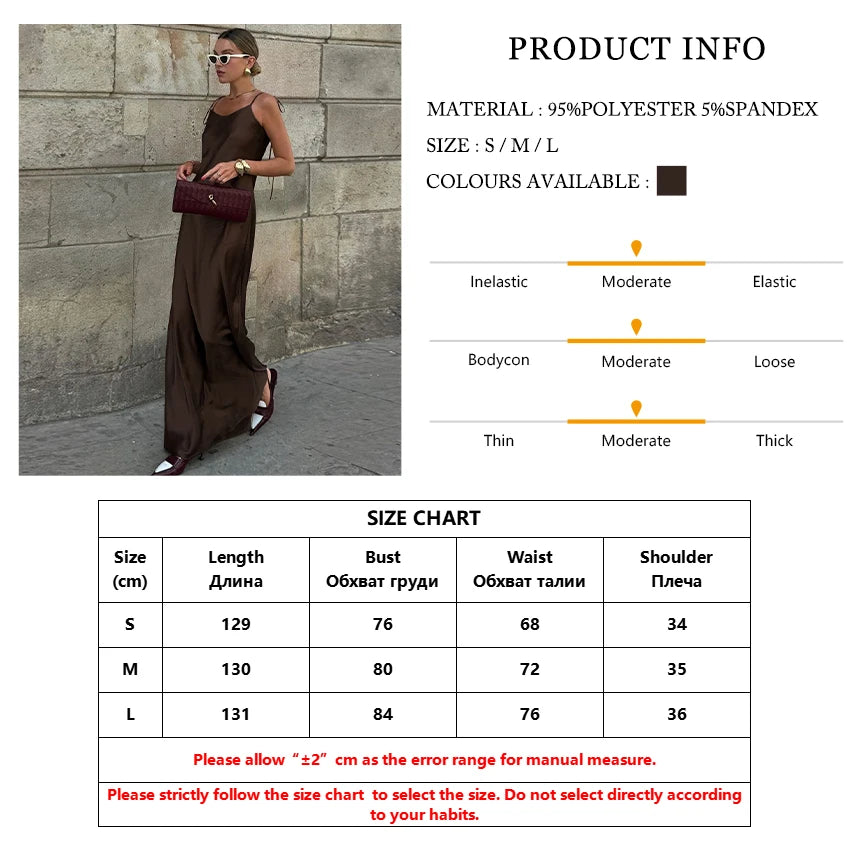 Sienna Satin Maxi Dress