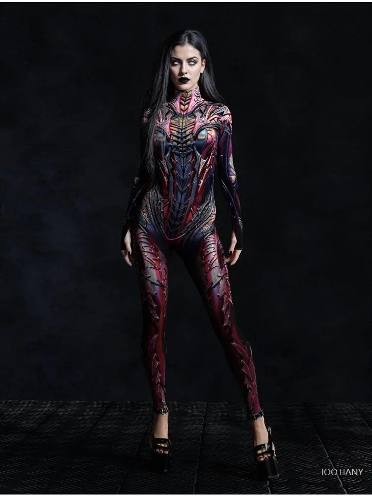 Punk Cosplay Halloween Bodysuit