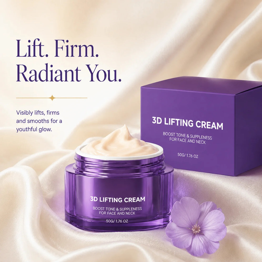 LiftGlow™ Peptide Cream ✨💖 — Smooth-Looking Skin, Youthful Glow