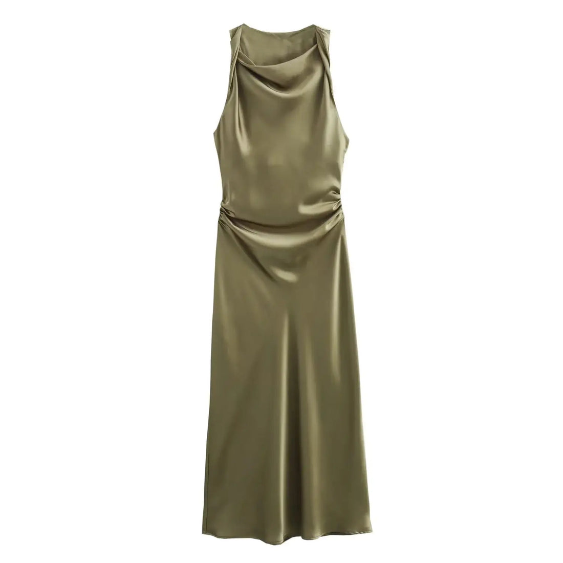 The Satin Slip Midi Dress