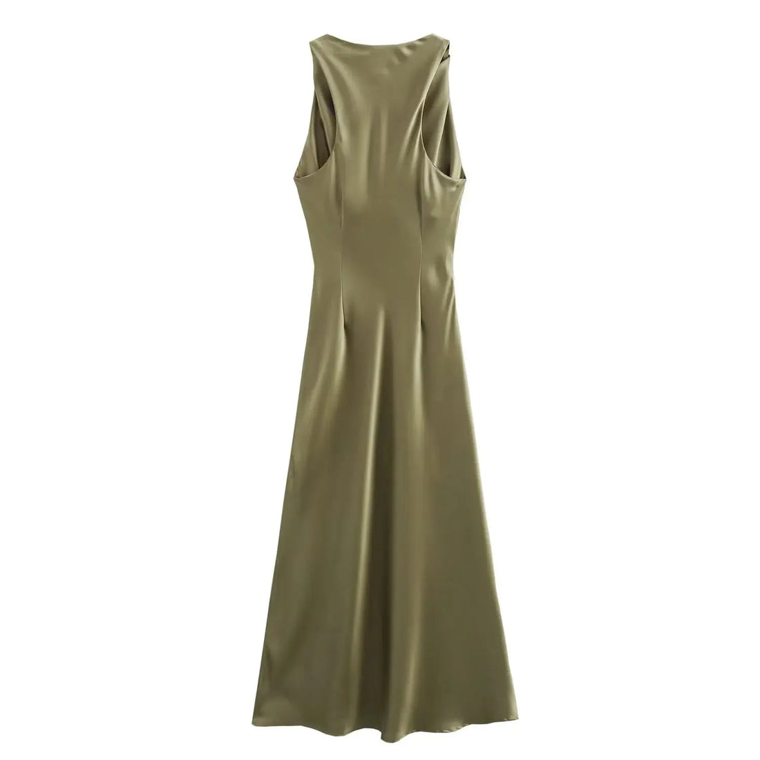 The Satin Slip Midi Dress