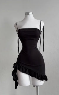 Riri Ruffle Party Mini Dress