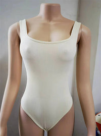 Ribbed Tummy-Control Bodysuit