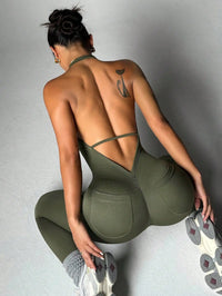 ShapeLift™ V-Neck Jumpsuit 💕👗 — Sculpt, Support & Smooth