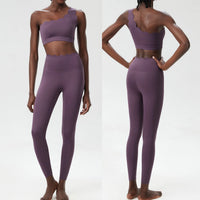 ScallopWave™ One-Shoulder Yoga Set