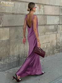 Sienna Satin Maxi Dress