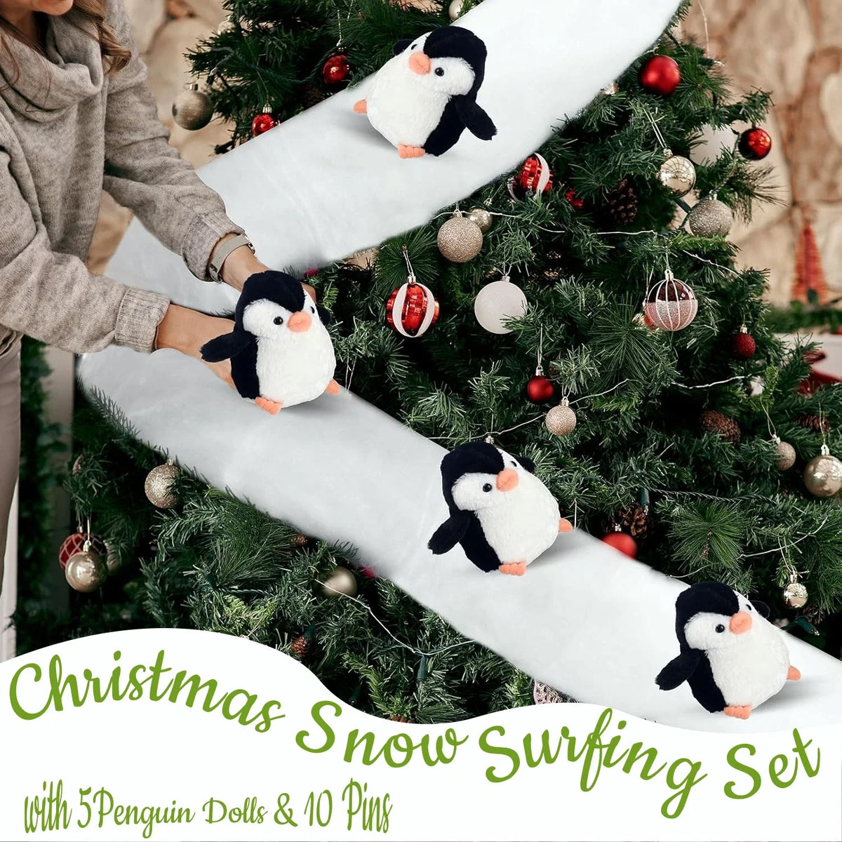FrostyFlap™ 🐧✨ Penguin Railing Decor
