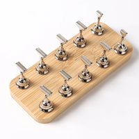 Magnetic Nail Practice Stand Strong Magnetic Nail Tips Holder Practice Display Nail Fake Nail Display Stand Set Holders Manicure