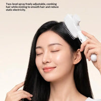 Hair Care Spray Massage Comb Vibration Scalp Massage Hairbrush Head Massager Hair Sprayer Atomizing Brush Hair Oil Applicator