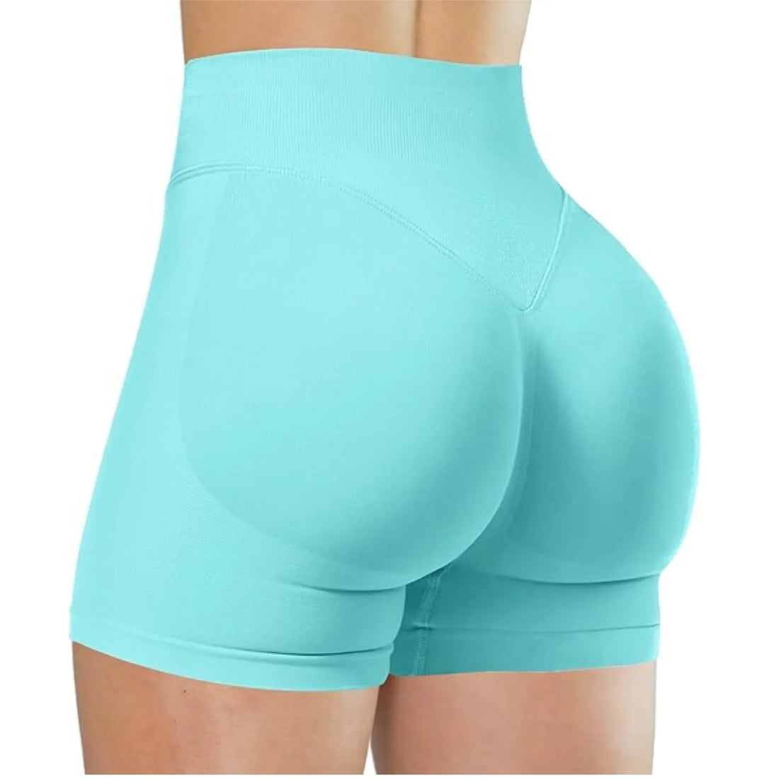 🍑 FlexFit™ High-Waist Yoga Shorts – Sculpt & Move