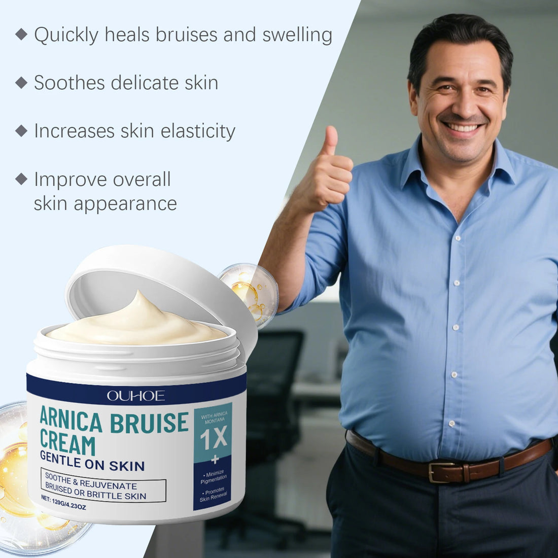 BruiseEase Arnica Care Cream — Gentle Everyday Skin Comfort