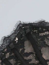 Strapless Lace Mini Dress