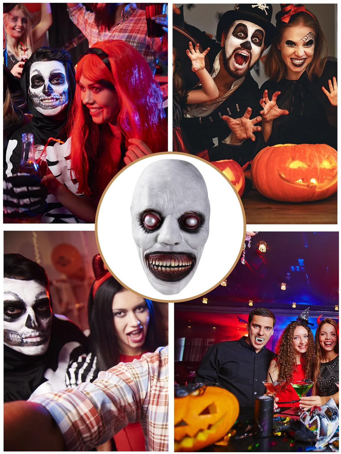 Smiling Devil Halloween Mask