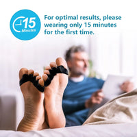 Toe Separators for Bunion Relief - Doctor-Recommended Toe Straighteners for Plantar Fasciitis & Foot Pain