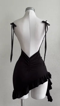 Riri Ruffle Party Mini Dress