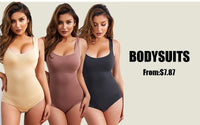 Ribbed Tummy-Control Bodysuit