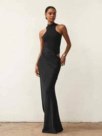 Selene Satin Maxi Dress
