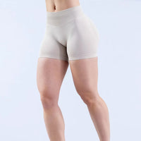 DYF Impact Seamless Sports Shorts Women Booty Yoga Shorts Quick Drying Fitness Tights Solid Workout Scrunch Customizable Lable