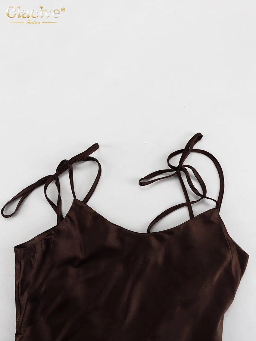 Sienna Satin Maxi Dress