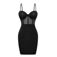 Nova Mesh Corset Mini Dress