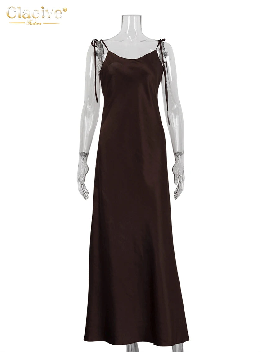 Sienna Satin Maxi Dress