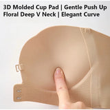 Front-Buckle Strapless Bra