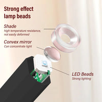 Handheld UV Light for Gel Nails Portable UV Nail Lamp Rechargeable LED Nail Lamp for Nails Art Desk Stand