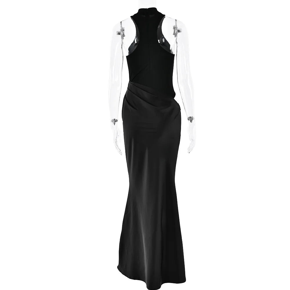 Selene Satin Maxi Dress