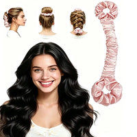 OvernightGlow Heatless Curler — Satin Overnight Curls