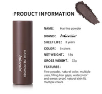 Waterproof Hairline & Root Concealer Pen – Instant Grey Coverage with Easy Blend Powder Stick for Normal Hair