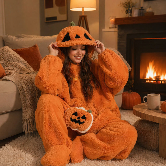 PumpkinCuddle Pumpkin Onesie – Halloween Pumpkin Costume