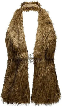 Faux Fur Halter Vest