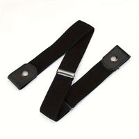 Traceless Invisible Elastic Belt Women's Belt Jeans Pants Men's Elastic Belt