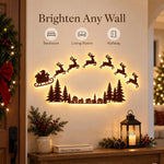 JollyRide™ Wall Décor 🎅🦌 — Bring Santa’s Sleigh to Life