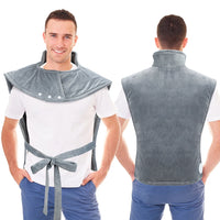 ThermaEase Heated Back & Shoulder Pad — 10 Heat Levels